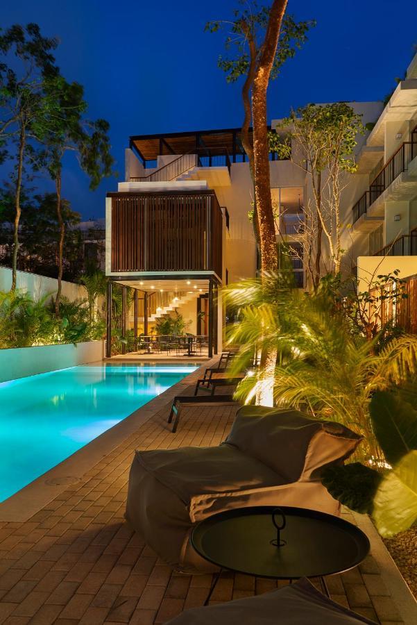 Private Pool And Roof Top For 3 In La Veleta Tulum Esterno foto