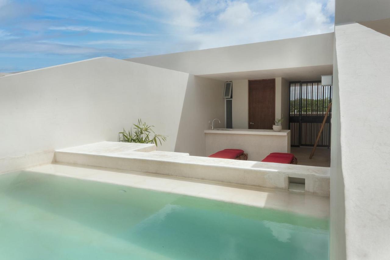 Private Pool And Roof Top For 3 In La Veleta Tulum Esterno foto